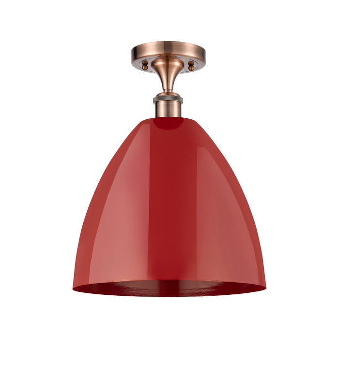 Ballston Semi-Flush Mount White Chrome