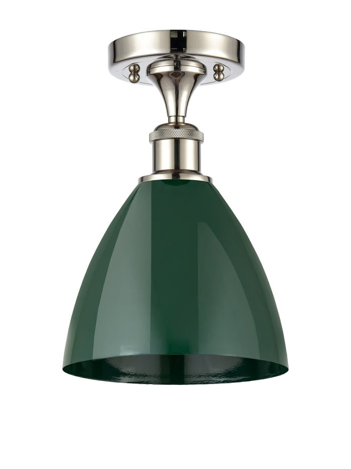 Ballston Semi-Flush Mount White Chrome
