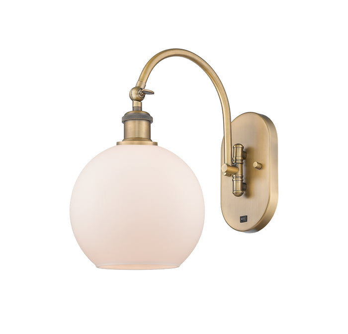 Brushed Brass / Matte White
