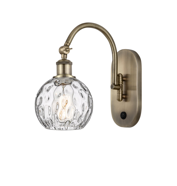 Ballston Swing Arm Cast Brass Glass Steel