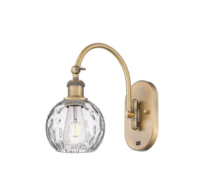 Ballston Swing Arm Cast Brass Glass Steel