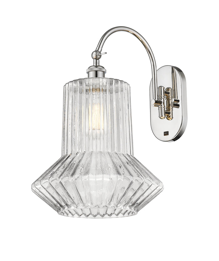 Ballston Swing Arm Cast Brass Glass Steel