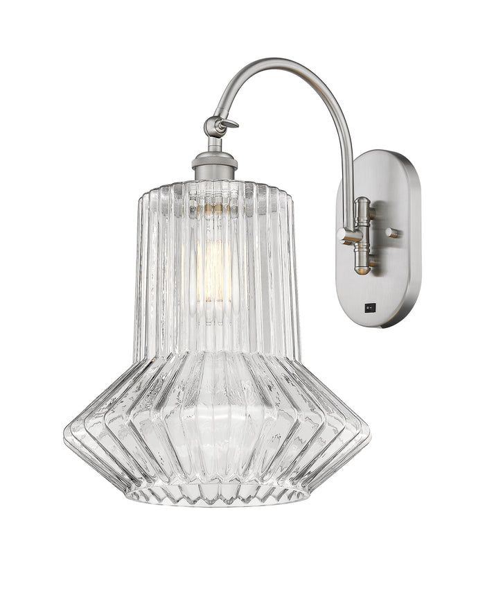 Ballston Swing Arm Cast Brass Glass Steel