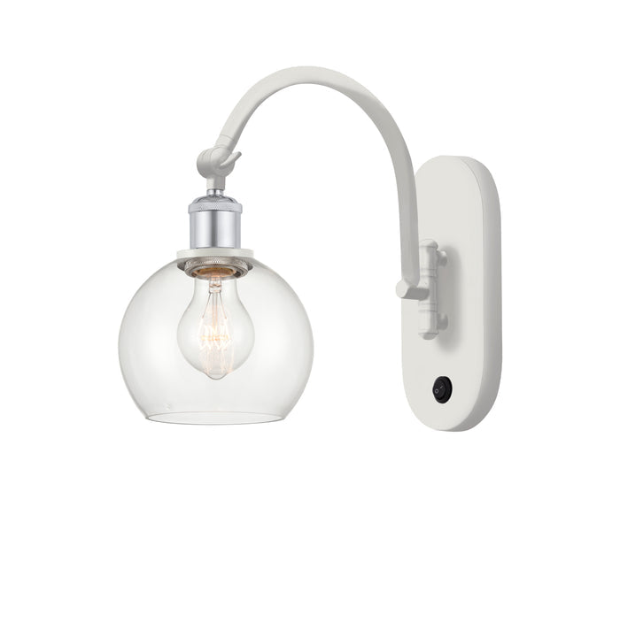 White Polished Chrome / Clear