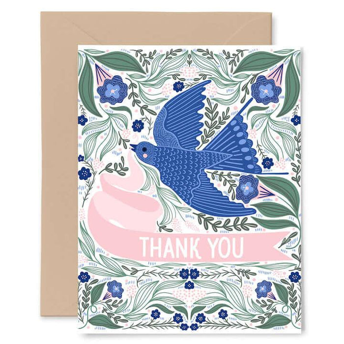 Barn Swallow Thank You Card - Gingiber