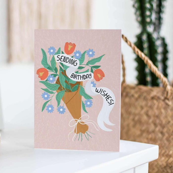 Birthday Bouquet Card - Gingiber