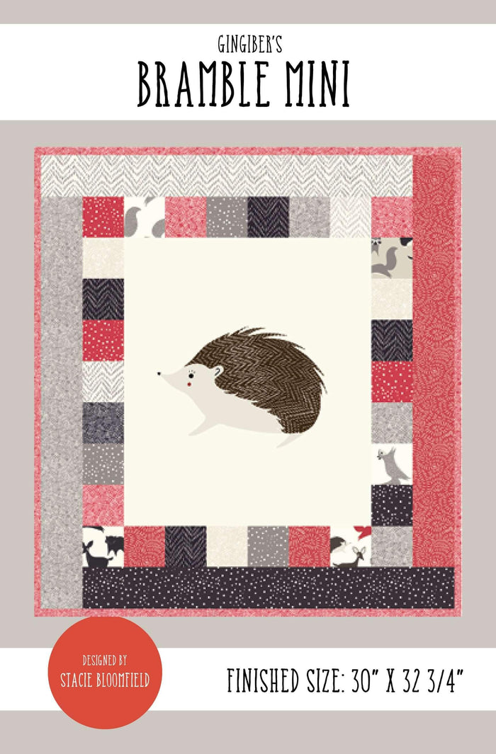 Bramble Mini Quilt Pattern - PDF - Gingiber