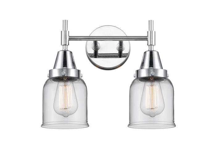 Caden Bath Vanity Light 17 Inch Glass Steel