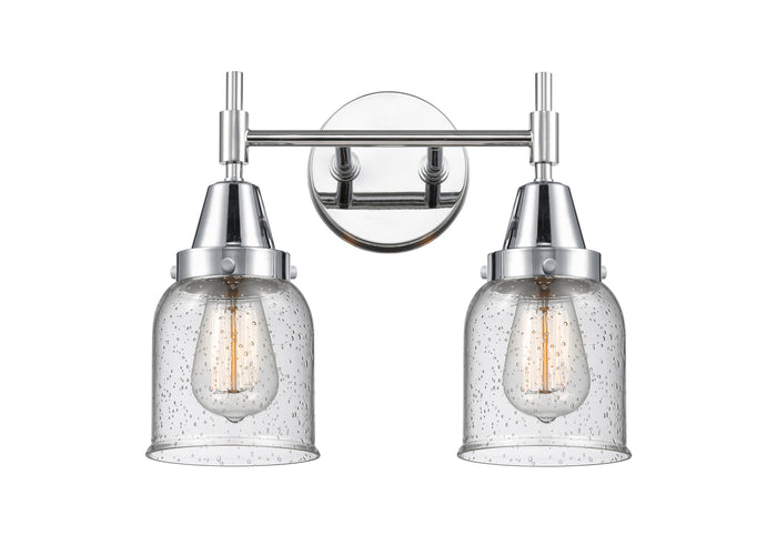 Caden Bath Vanity Light 17 Inch Glass Steel