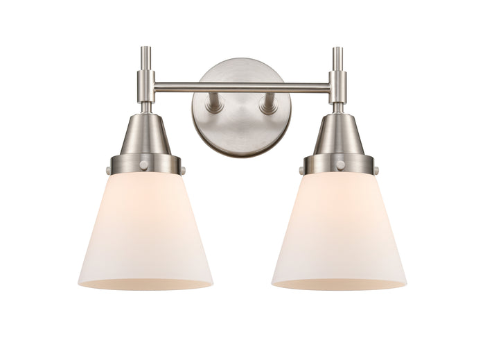 Satin Nickel / Matte White