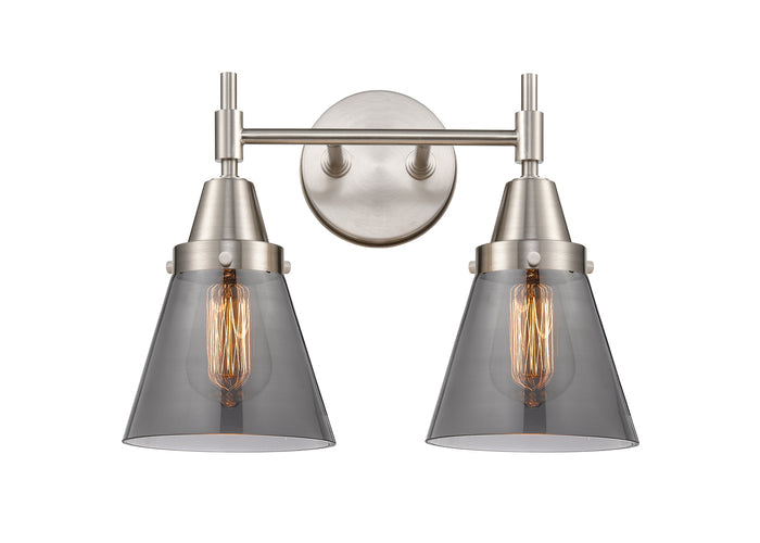 Satin Nickel / Light Smoke