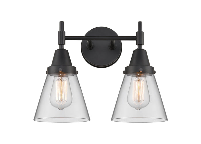 Caden Bath Vanity Light Glass Steel 11 Inch
