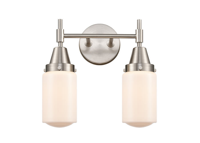 Satin Nickel / Matte White