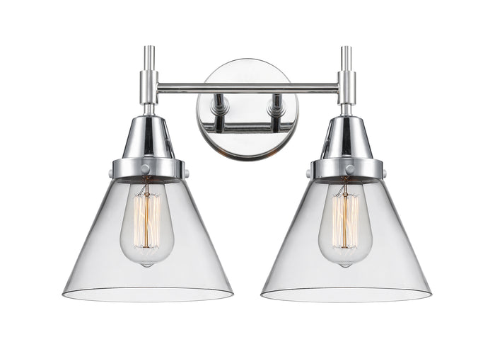 Caden Bath Vanity Light Glass Steel