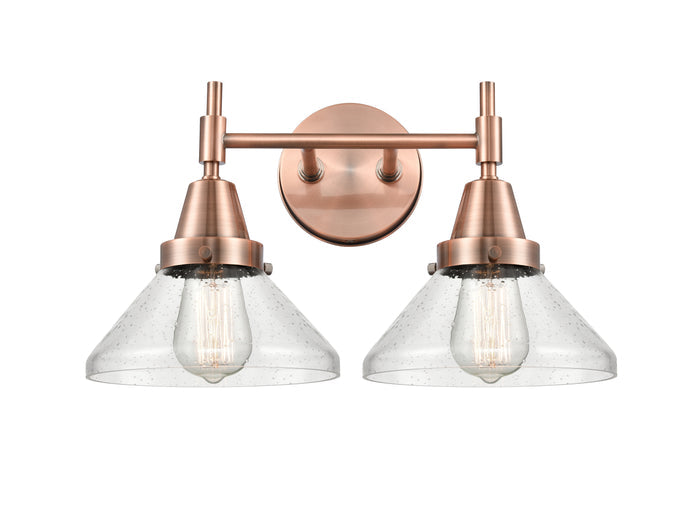 Caden Bath Vanity Light Steel Glass