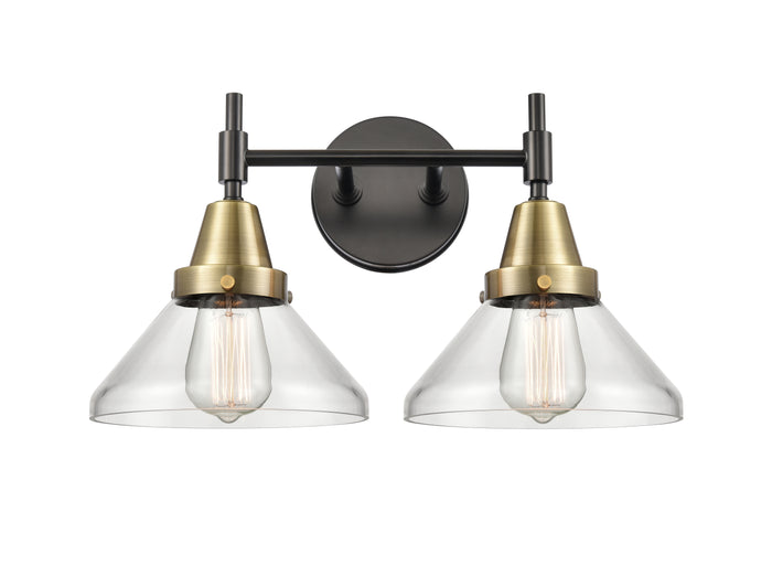 Caden Bath Vanity Light Steel Glass