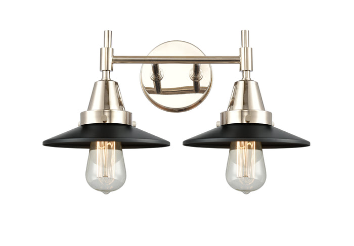 Polished Nickel / Matte Black