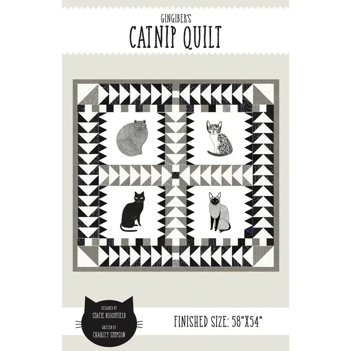 Catnip Quilt Pattern - PDF - Gingiber