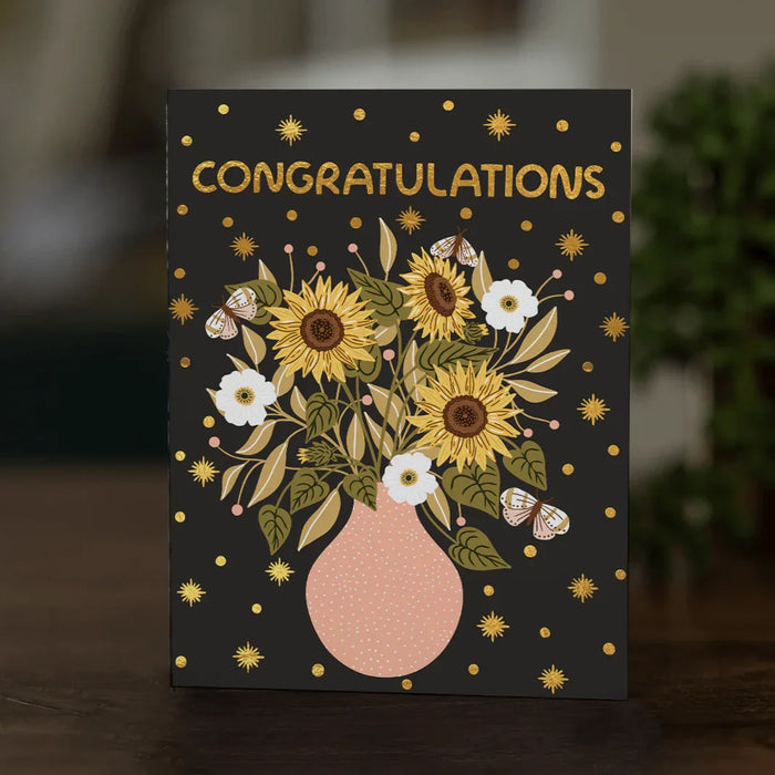 Congratulations Vase Card - Gingiber