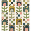 Dancing Mums Quilt Pattern - PDF - Gingiber
