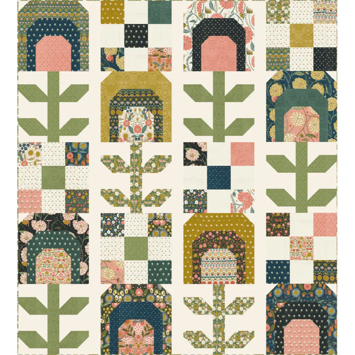 Dancing Mums Quilt Pattern - Gingiber