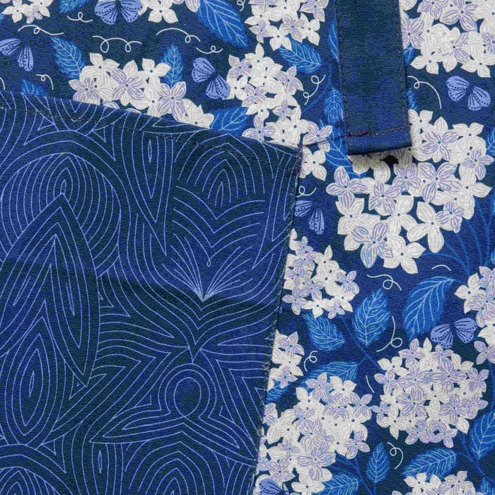 Dark Blue Hydrangea Apron