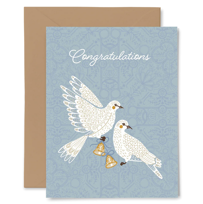 Doves Wedding Card - Gingiber