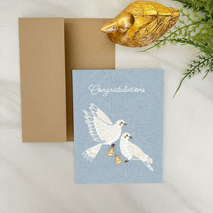 Doves Wedding Card - Gingiber