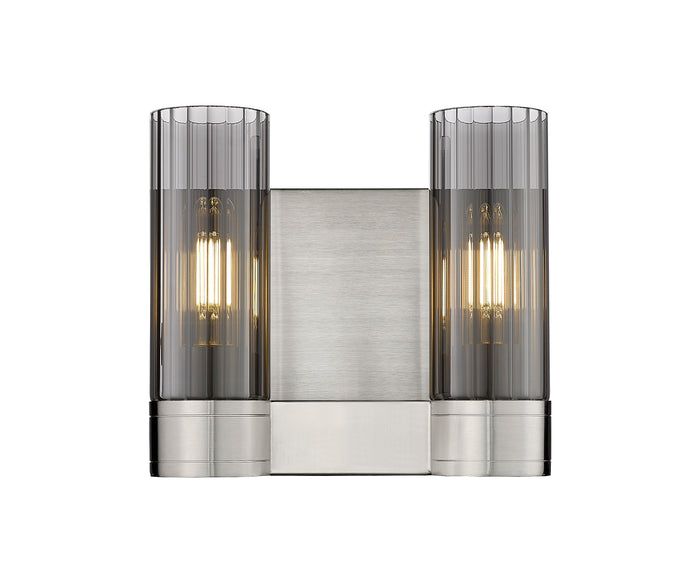 Satin Nickel / Light Smoke