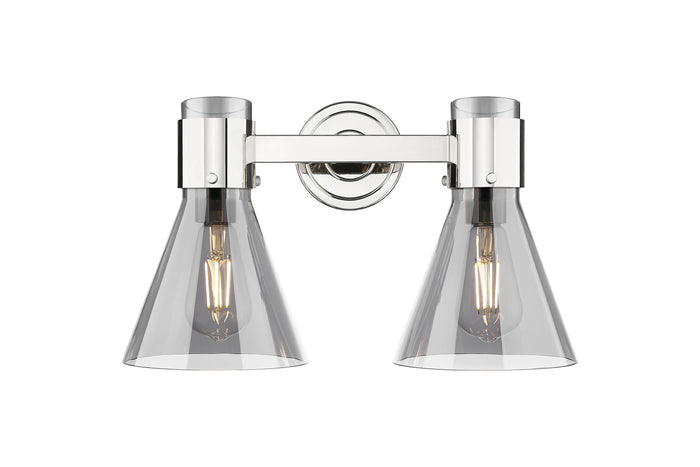 Polished Nickel / Light Smoke
