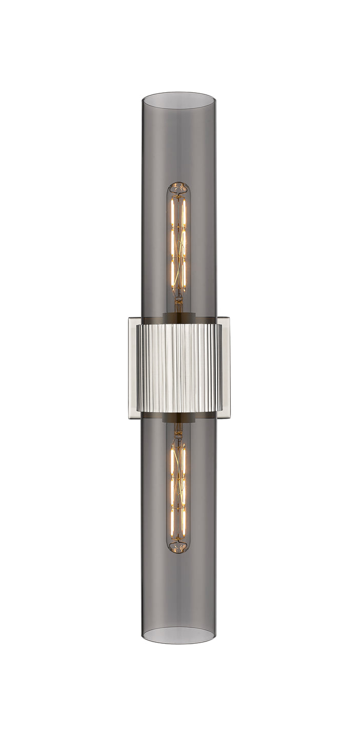 Satin Nickel / Light Smoke