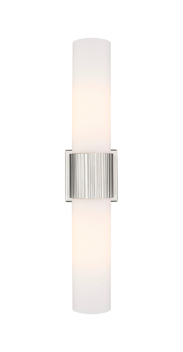 Satin Nickel / White