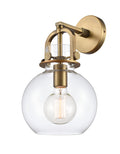 Downtown Urban Sconce Cast Brass Glass