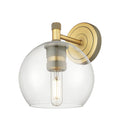 Downtown Urban Sconce Cast Brass Glass
