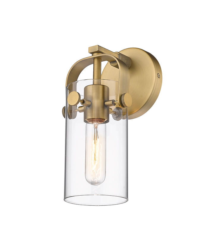 Downtown Urban Sconce Cast Brass Glass