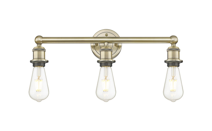 Edison Bath Vanity Light Cast Brass Steel