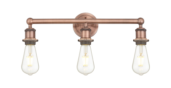 Edison Bath Vanity Light Cast Brass Steel