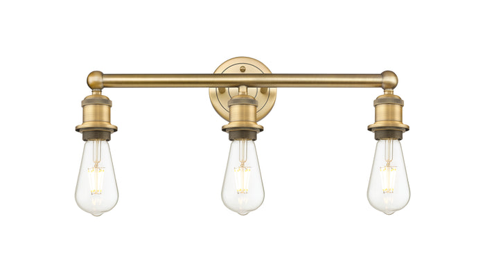 Edison Bath Vanity Light Cast Brass Steel
