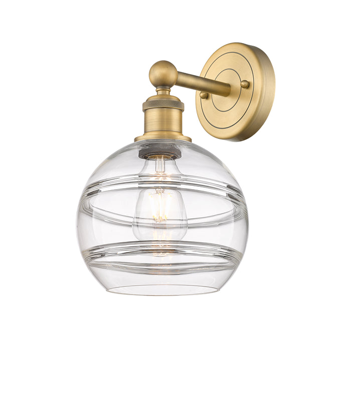 Edison Sconce Brass Glass Steel