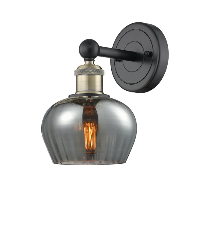 Black Antique Brass / Light Smoke