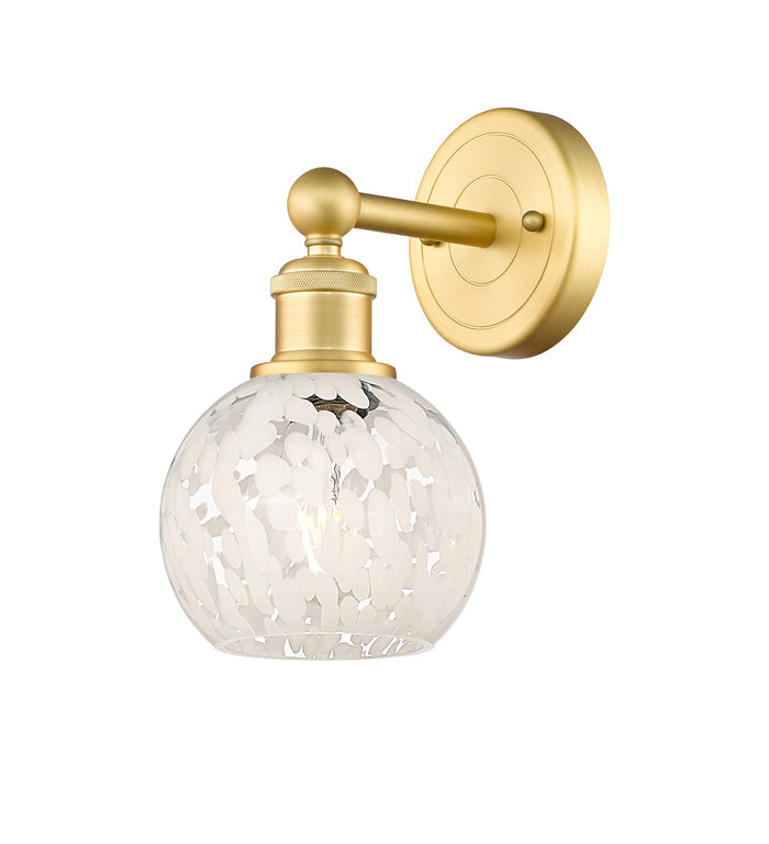 Satin Gold / White Mouchette