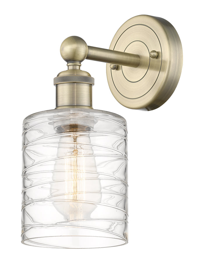 Edison Sconce Cast Brass Glass Steel