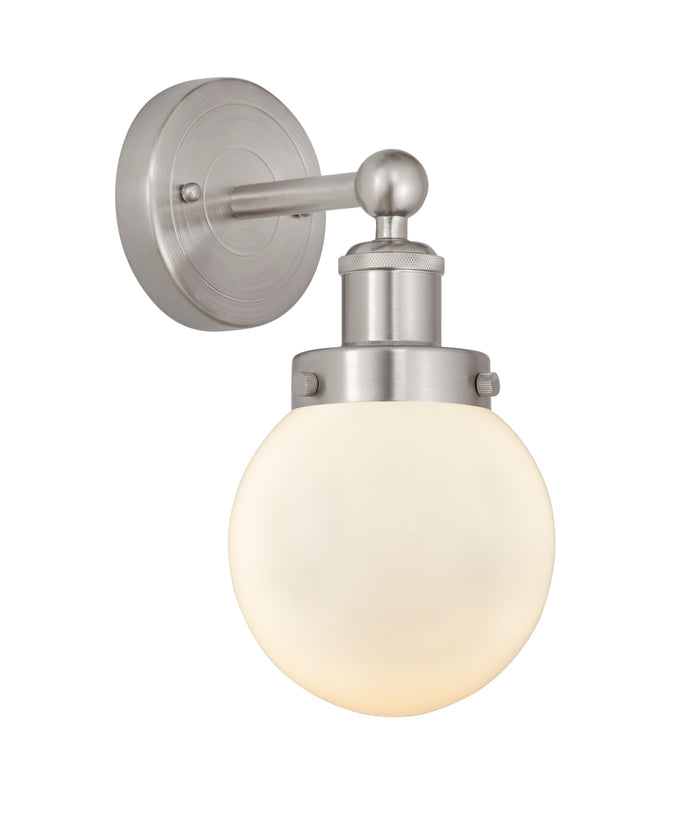 Brushed Satin Nickel / Matte White