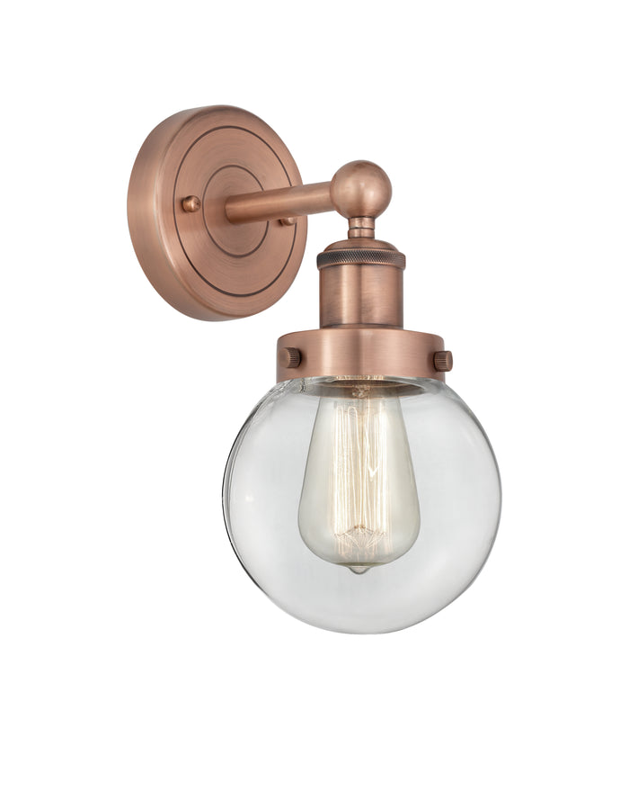 Edison Sconce Cast Brass Glass Steel