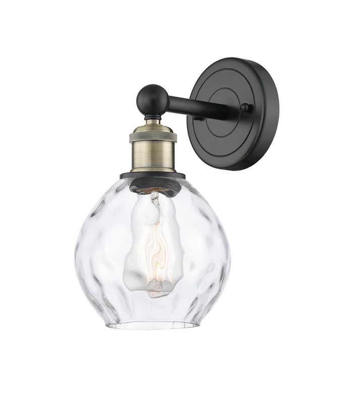 Edison Sconce Cast Brass Modern Glass