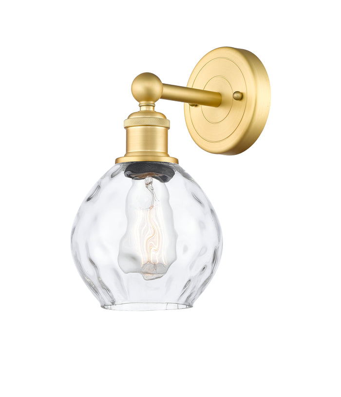 Edison Sconce Cast Brass Modern Glass