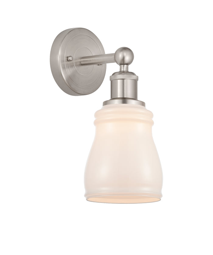 Brushed Satin Nickel / White