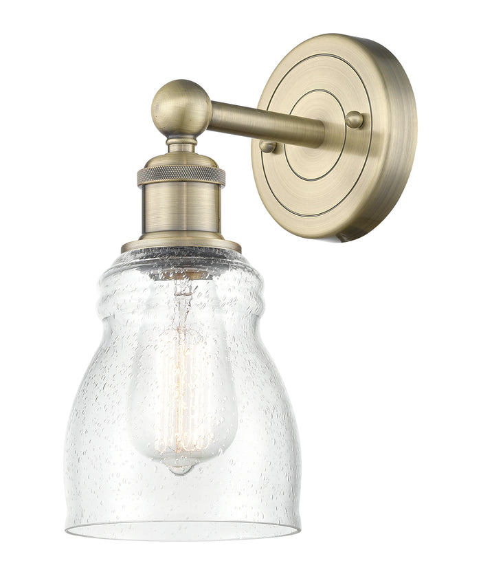 Edison Sconce Cast Brass Steel Glass