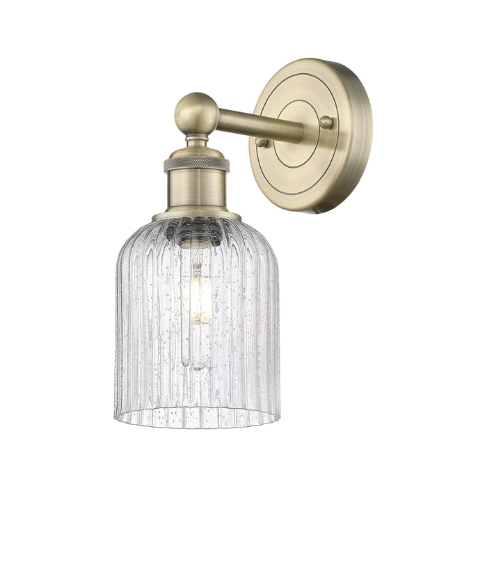 Edison Sconce Cast Brass Steel Glass