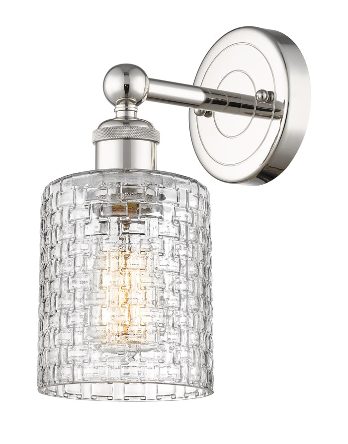 Edison Sconce Cast Brass Steel Glass